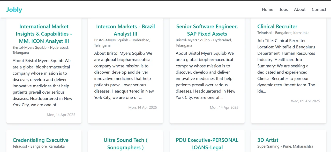 Jobly - Job Search Engine Script — screenshot 3