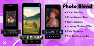 Photo Blender & Photo Editor - Auto Photo Mixer - Ultimate Photo Blender - Blend Me Photo Editor