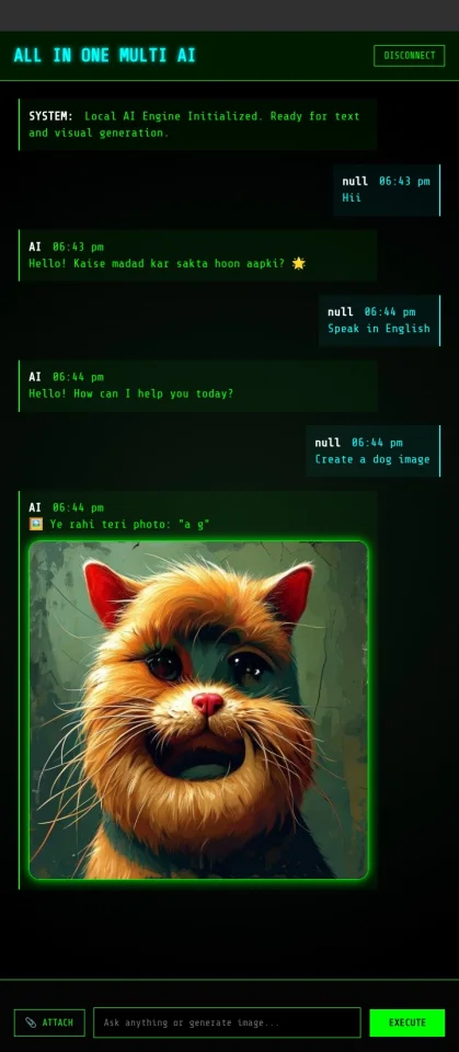 Nexus AI: All-in-One AI Chat & Image Generator Application — screenshot 6