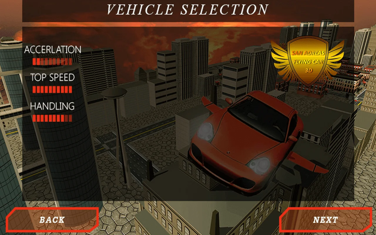 San Adreas Flying Car Sim 3D Simulator — screenshot 1
