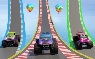 Monster Truck Mega Ramp Stunts 3D Truck Simulator
