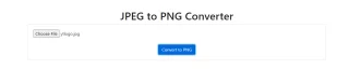 JPEG to PNG Converter (Website)