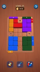 Color Block Jam 3D - Wood Block