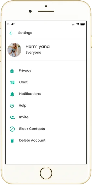 React Native Chat App Source Code with Node.js — screenshot 2