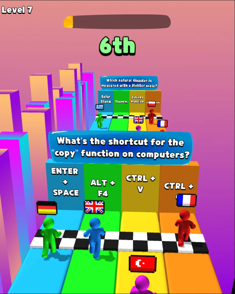 Quiz Rush.io Hyper Casual Game — screenshot 1