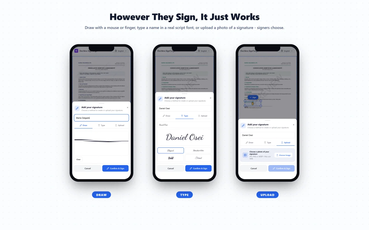 DocVera SignForge - PHP PDF eSignature — screenshot 4