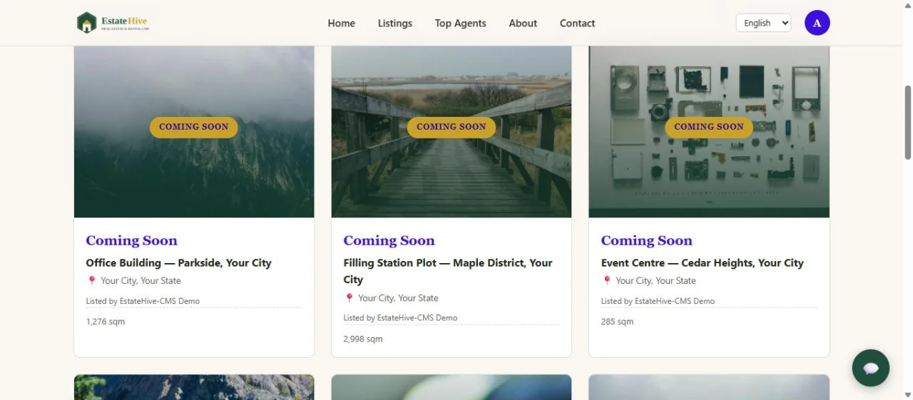 EstateHive-CMS - Laravel Real Estate & Rental Marketplace — screenshot 2