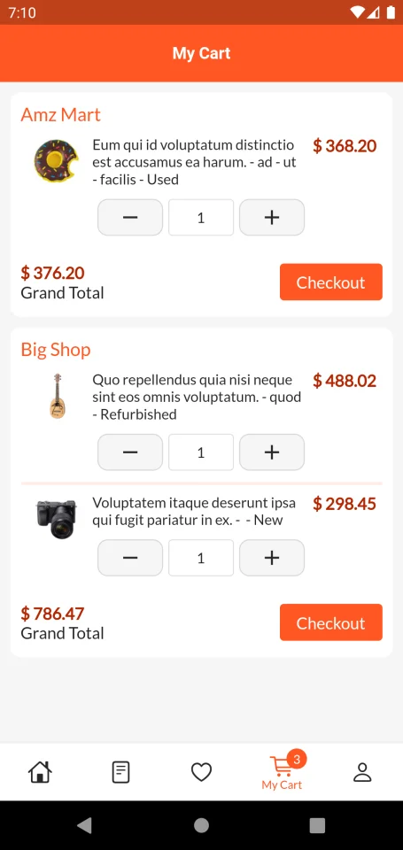Customer App for zCart Multi-Vendor Marketplace — screenshot 5