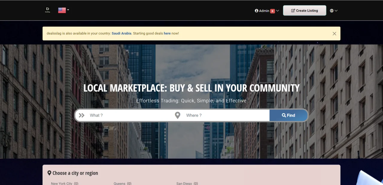 DealsSlag Ultimate: The Premier Ads Platform with PayPal Integration and ChatGPT Support — screenshot 1