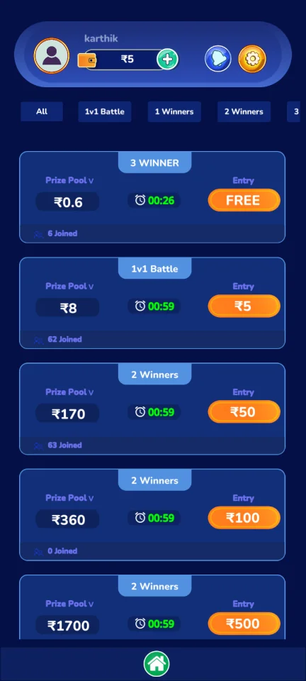 Ludo Magic v2 Tournament Real Money Earning Android App with Admin Setup — screenshot 5