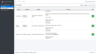 Clean Admin - ASP.NET Core 7 Admin Starter