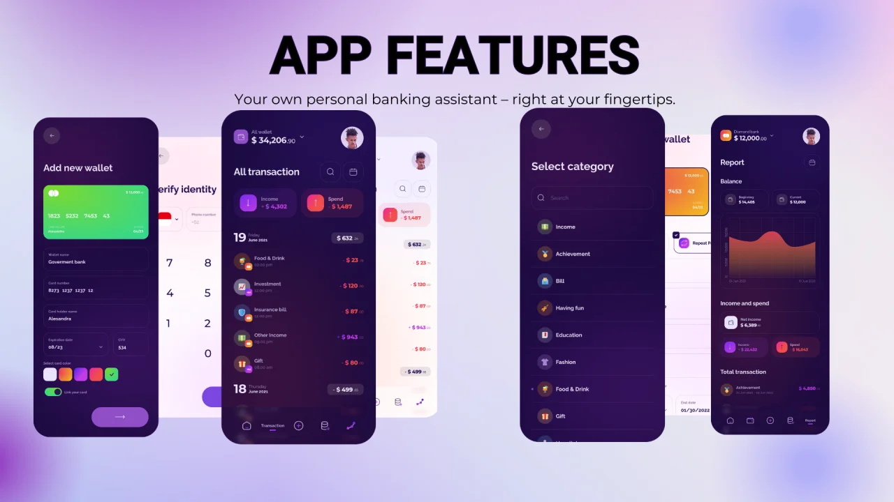 Digital Banking Assistant - Flutter Template App — screenshot 2