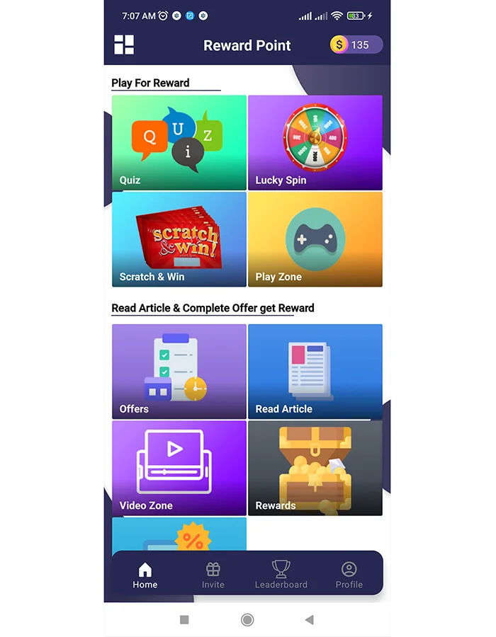 Ready to Publish Reward Point - HTML Games + Custom Offerwall App — screenshot 2