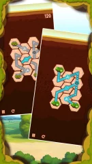 Max Hexa Pipe Flow Complete Game + 100 Levels & Level Editor