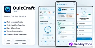 QuizCraft Basic - Android Quiz App Source Code