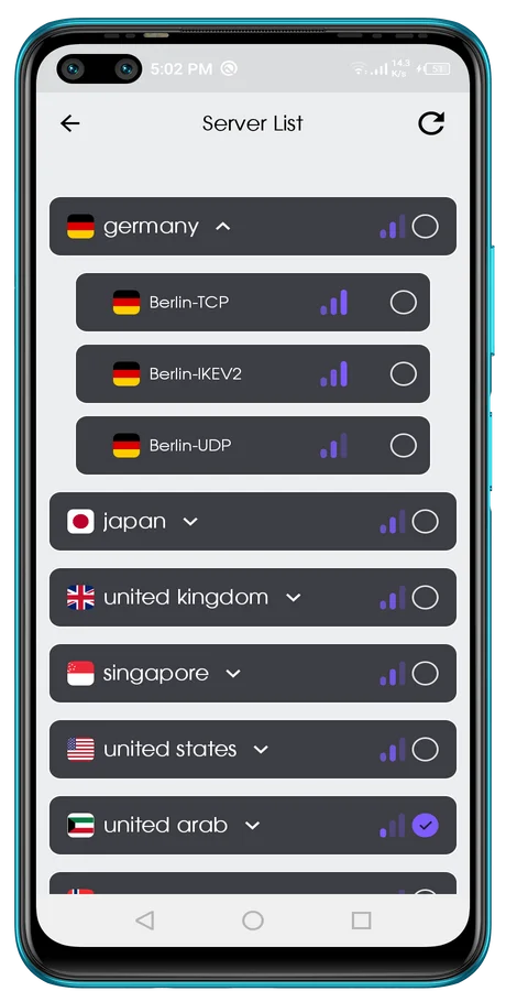 One VPN - With Admin Panel and Multi Protocol VPN App — screenshot 2