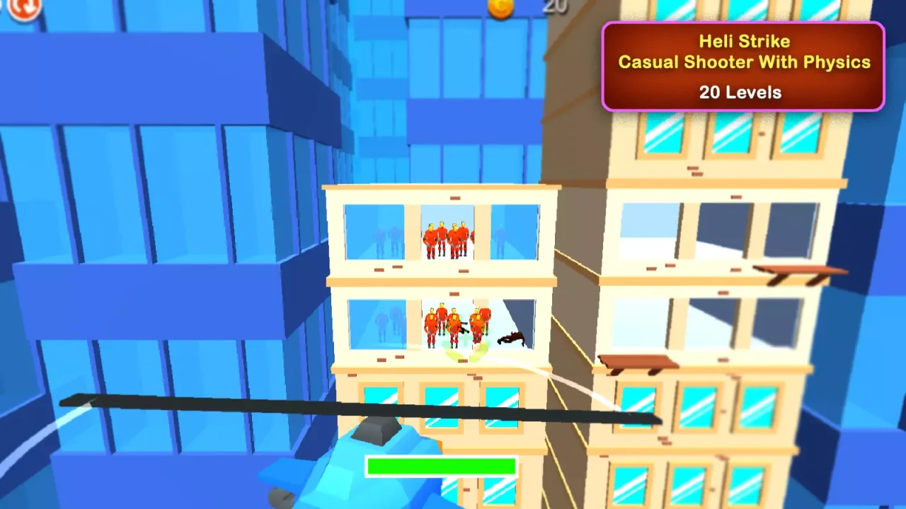 Heli Strike 3D - HyperCasual Template — screenshot 1