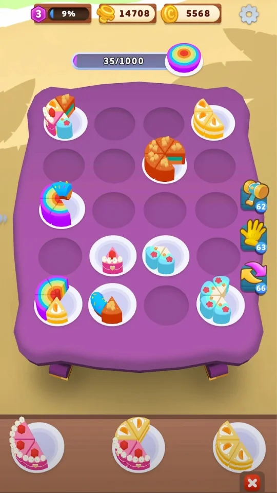 Cake Sort: 3D Color Puzzle — screenshot 1