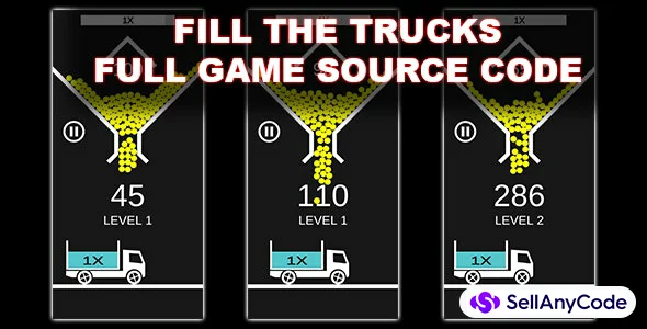 Fill the Trucks - Unity Source Code with AdMob Ads