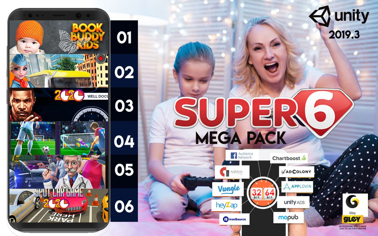GBS Studio’s Super 6 Mega Bundle: 6 Unity 2019 High-End Games -88% Off! — screenshot 8