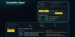ForgingRivalry AI -Self Host SWOT Report Generator