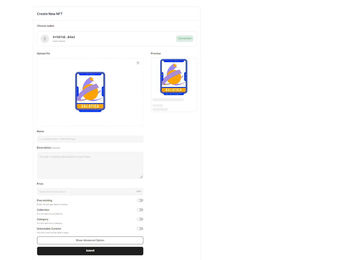 SmartNFT — screenshot 3