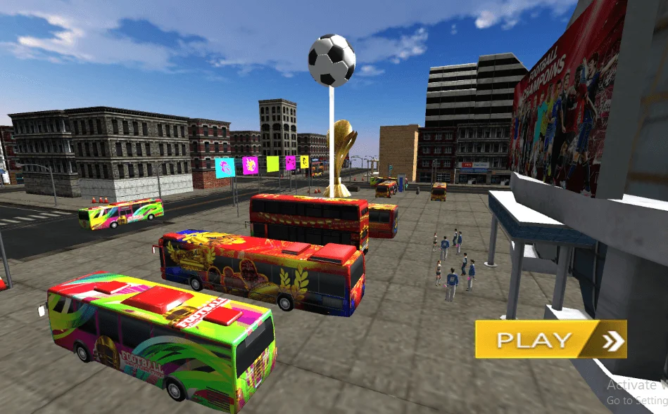 American Football Passenger Bus Game: Coach Simulation Game — screenshot 8