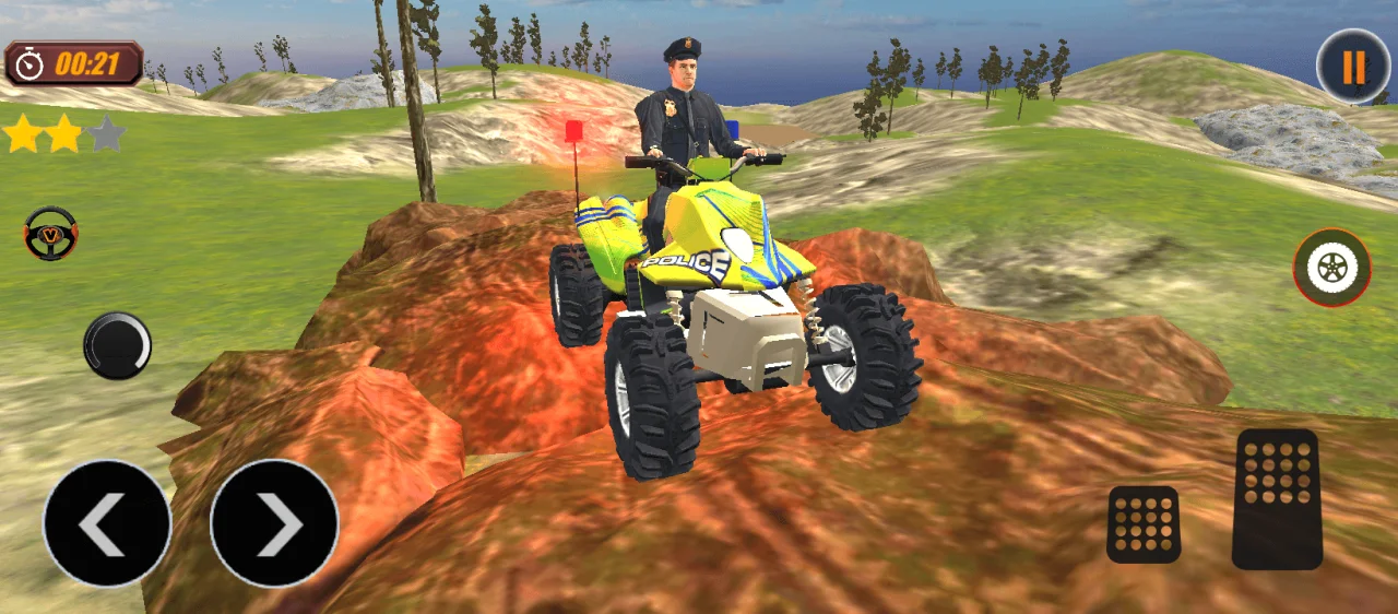 Police ATV Training Off Road — screenshot 1