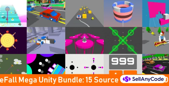 Onefall Games Mega Unity Bundle – 15 Game Templates — cover