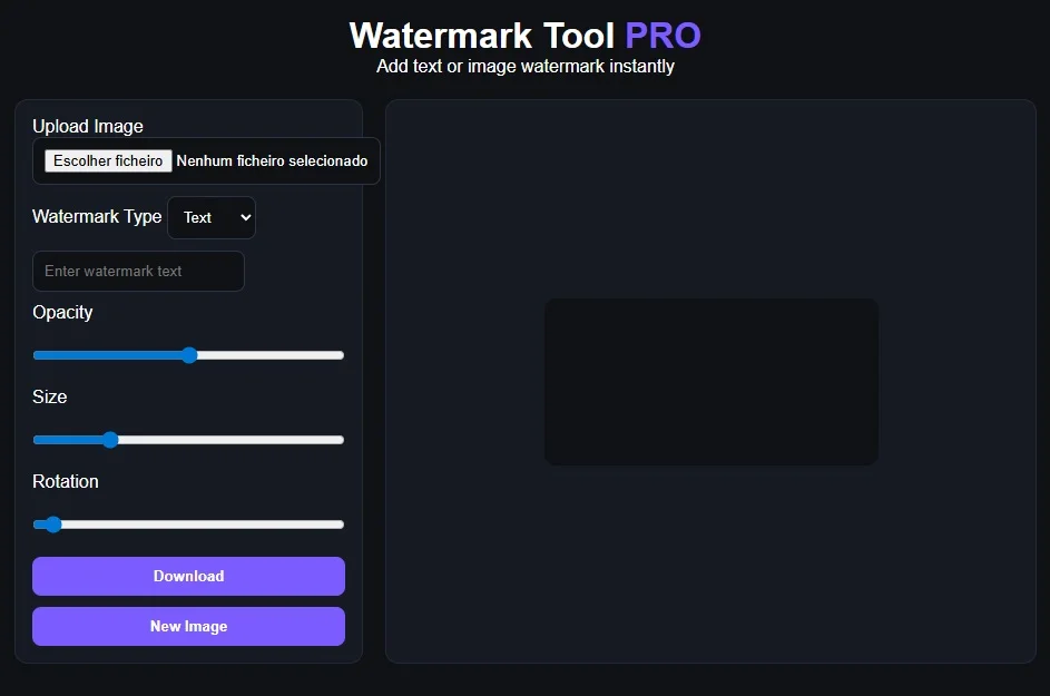 Advanced Watermark Tool (JS Script) Protect Images & Add Custom Watermarks — screenshot 3