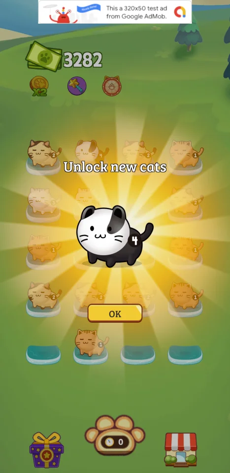 Idle Cat – Merge to Win — screenshot 3