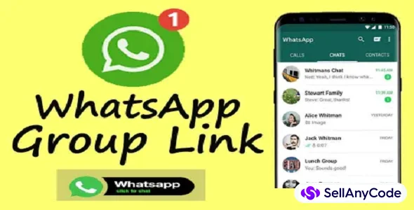 WhatsApp Group Link Collections Revenue for Android