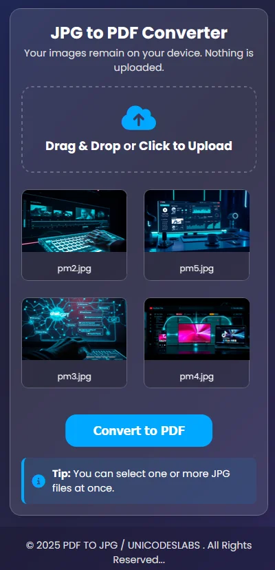 JPG to PDF Converter — screenshot 4