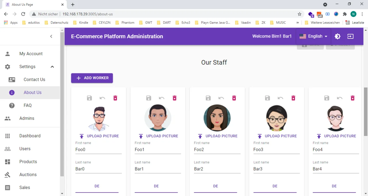 SCS E-Commerce — screenshot 2