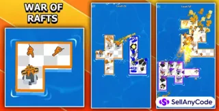 War of Rafts: Crazy Sea Battle 3D Game