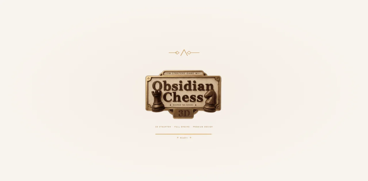 Obsidian Chess | 3D HTML5 Multiplayer Chess Game — screenshot 3
