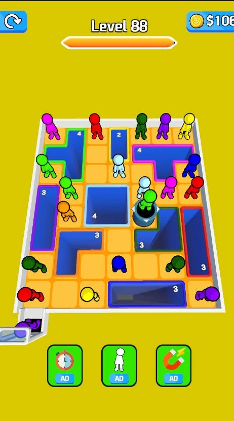 Drop People 3D Hole Puzzle Game Unity Source Code — screenshot 5