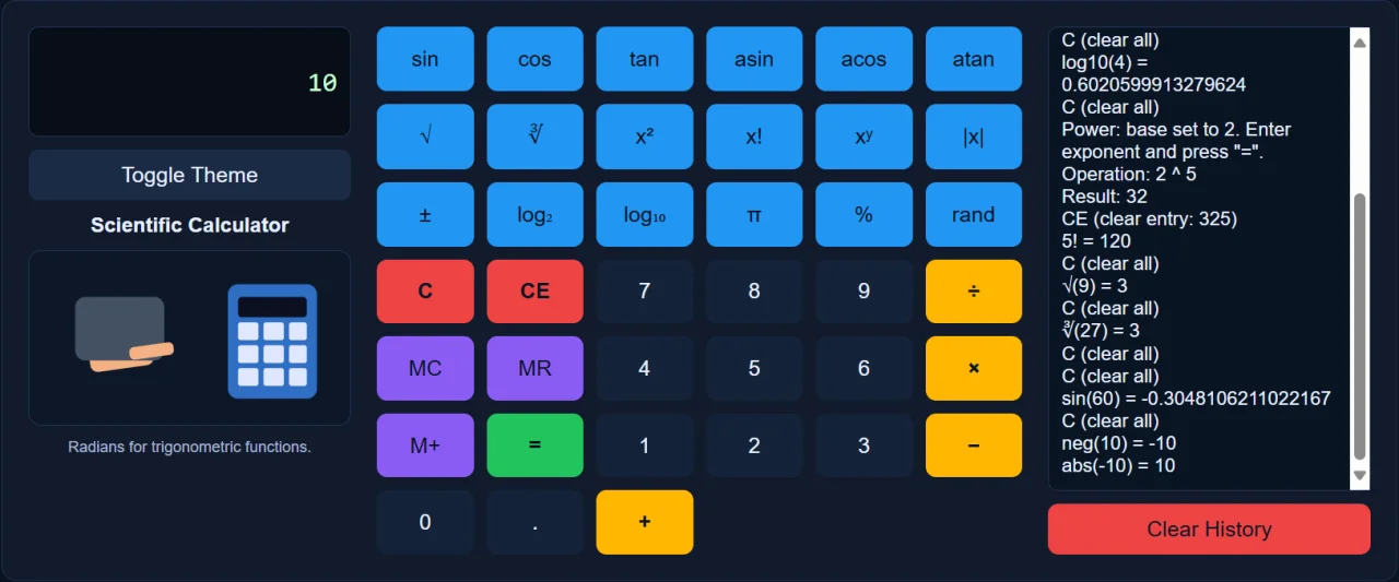 Scientific Calculator — screenshot 2
