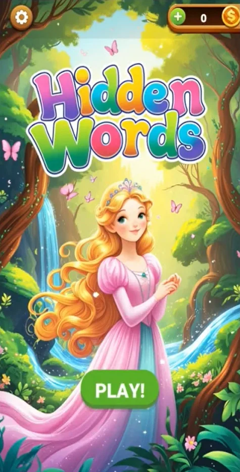 Hidden Words Unity Word Game — screenshot 1