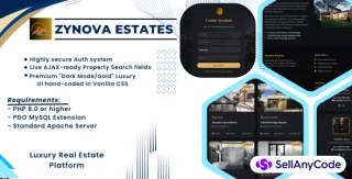 Zynova Estates - Luxury Real Estate Platform