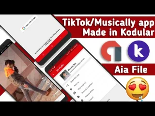 TikTok/Musically App Made in Kodular | Get Aia File & Make Your Own