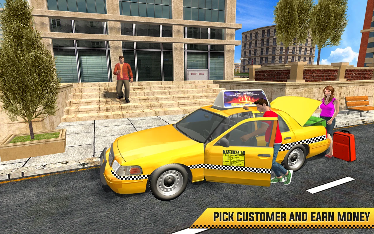 Crazy Passenger Taxi Driver – American Yellow Cabs — screenshot 1