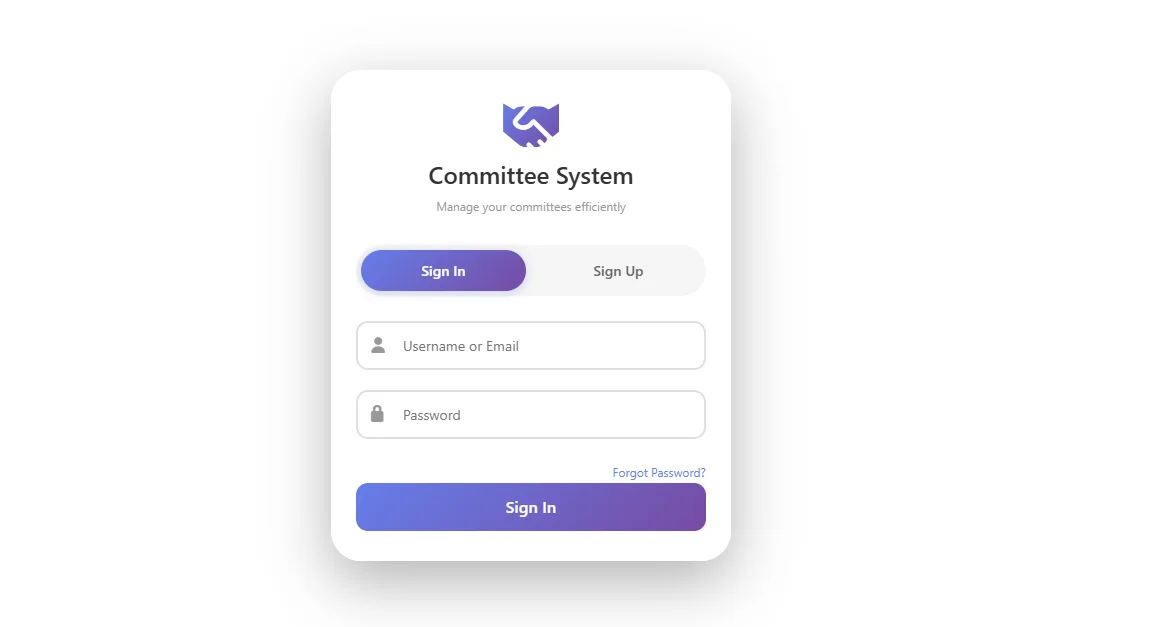 Committee System Management — screenshot 7