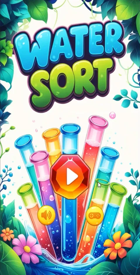 Water Sort Game Unity Source Code - 12000 Levels — screenshot 1