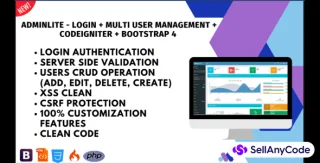 CodeIgniter AdminLTE Integration + User CRUD