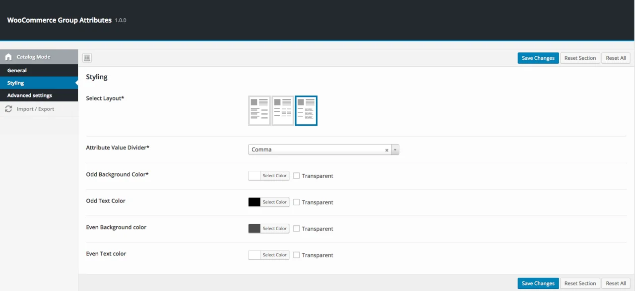 WooCommerce Group Attributes — screenshot 3
