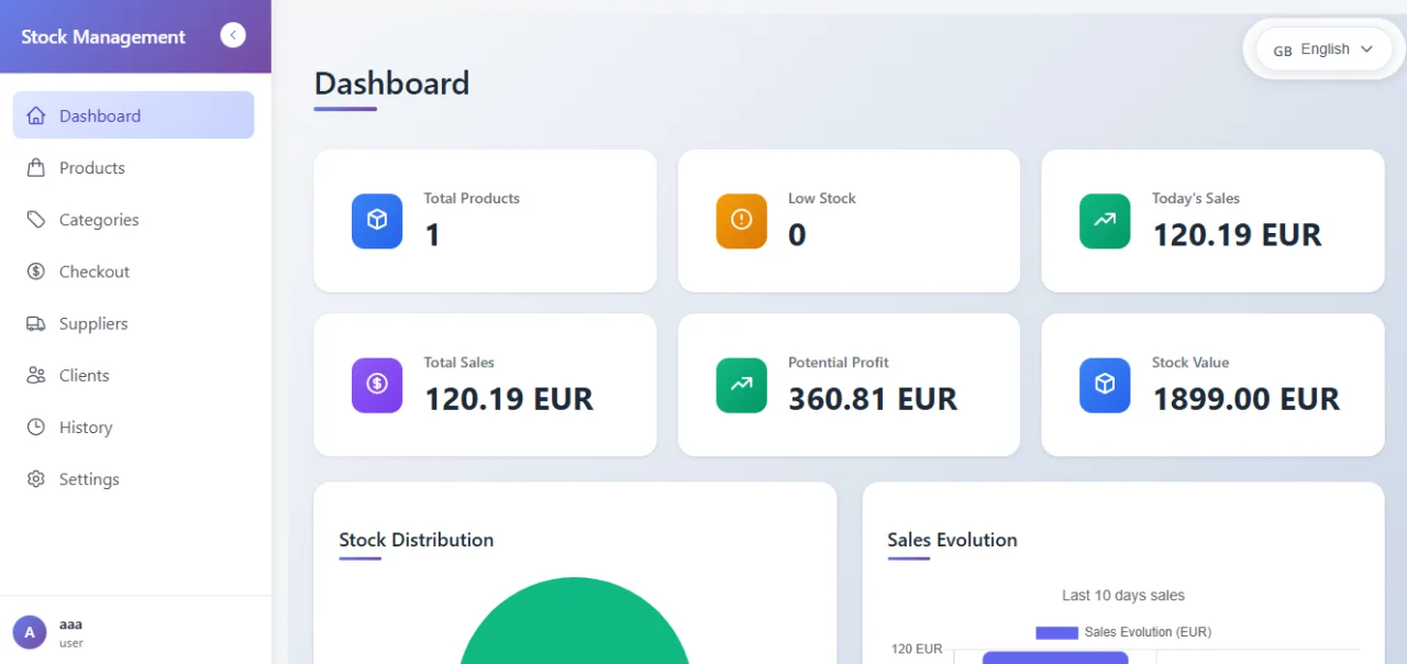 ProStock Manager — screenshot 2