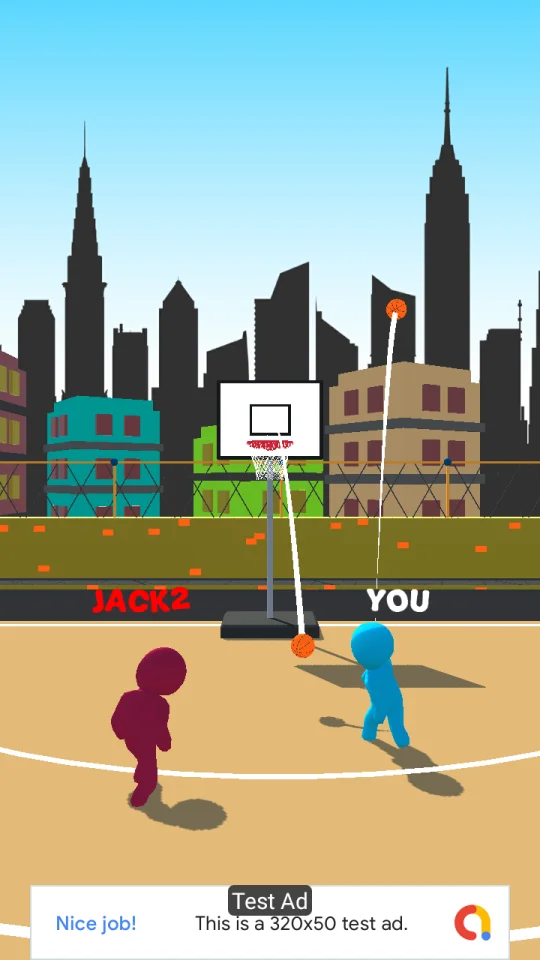 Basket Throw – (Unity – AdMob) — screenshot 2