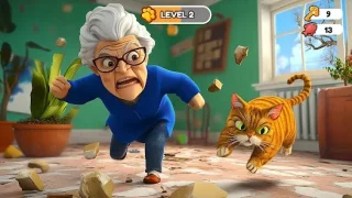 Bad Cat Simulator: Prank Gran
