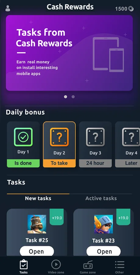 Premium Rewards App - CPI Offers System & Rewards App & HTML5 Mini Games + PHP Laravel Admin Panel — screenshot 5